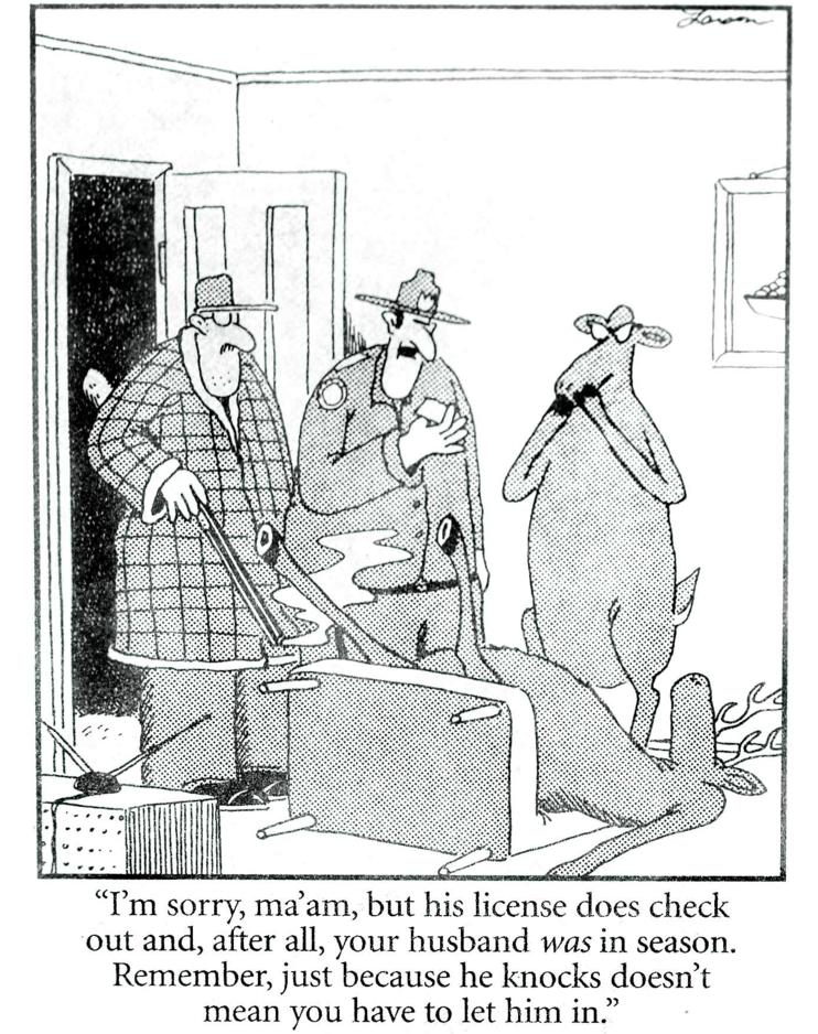 Gary Larson cartoon